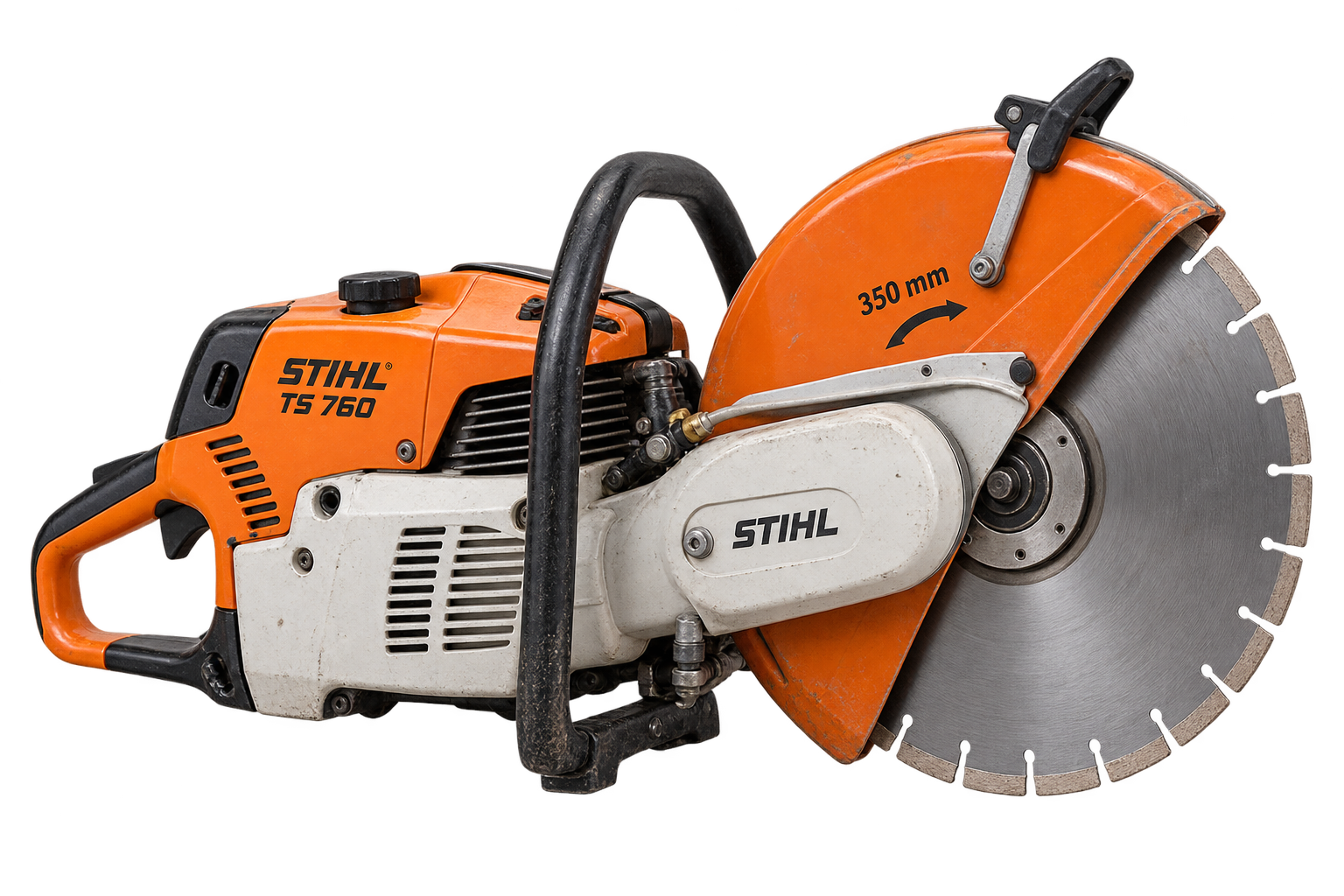 Stihl TS 760 Benzin-Trennschleifer mit 350 Millimeter Scheibe